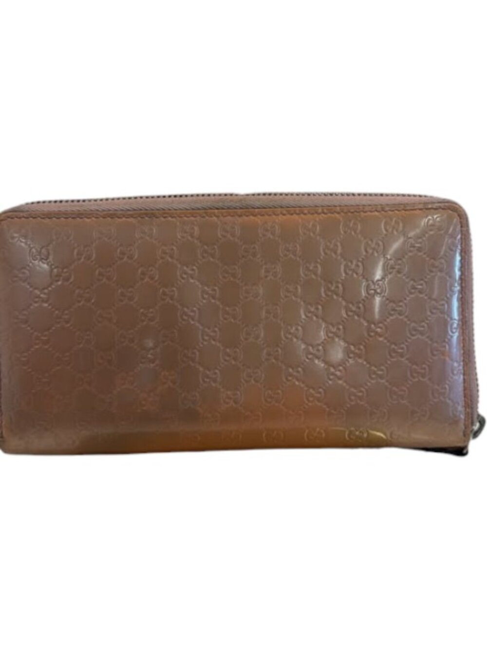 655176CR C1 Gucci Wallet Long Beige PVC